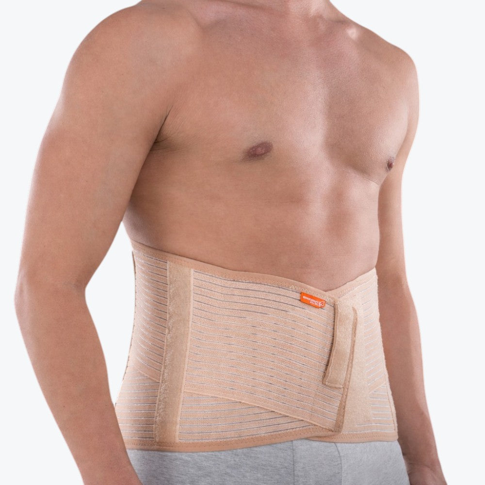 Corsetto Lombare Ortopedico Elastico con Stecche Flessibili – Fascia di Supporto Addominale e Lombare