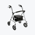 Deambulatore Rollator Pieghevole con Seduta e Freni – Girello Ortopedico con 4 Ruote