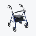 Deambulatore Rollator Pieghevole con Seduta e Freni – Girello Ortopedico con 4 Ruote