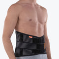 Corsetto Lombosacrale Ortopedico con Tiranti – Bustino Elastico con Stecche di Supporto