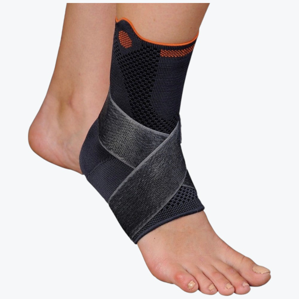 Cavigliera Elastica Stabilizzante con Bendaggio a 8 – Supporto per Caviglia