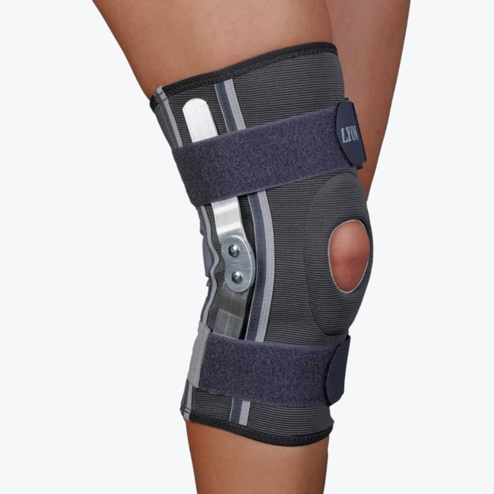 Ginocchiera Ortopedica Stabilizzante con Stecche Articolate – Supporto Legamenti e Rotula
