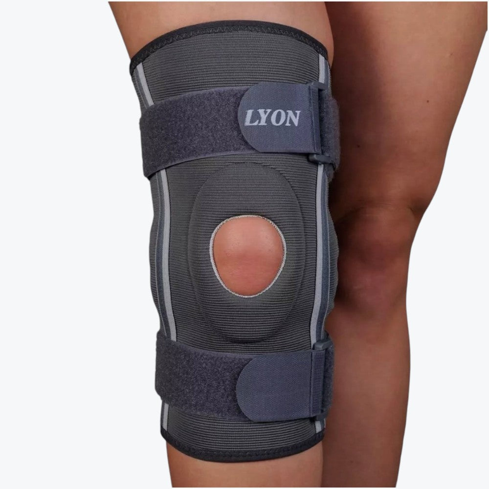 Ginocchiera Ortopedica Stabilizzante con Stecche Articolate – Supporto Legamenti e Rotula
