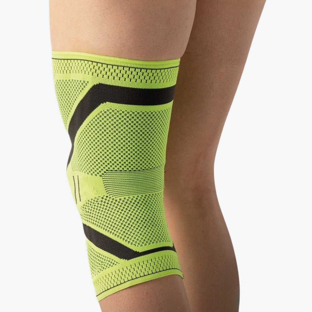 Ginocchiera Elastica con Stecche Flessibili e Supporto Rotuleo – Tutore Stabilizzante Ginocchio