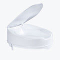Rialzo WC Ortopedico 10 cm con Coperchio – Alzawater Anatomico con Fissaggio Laterale